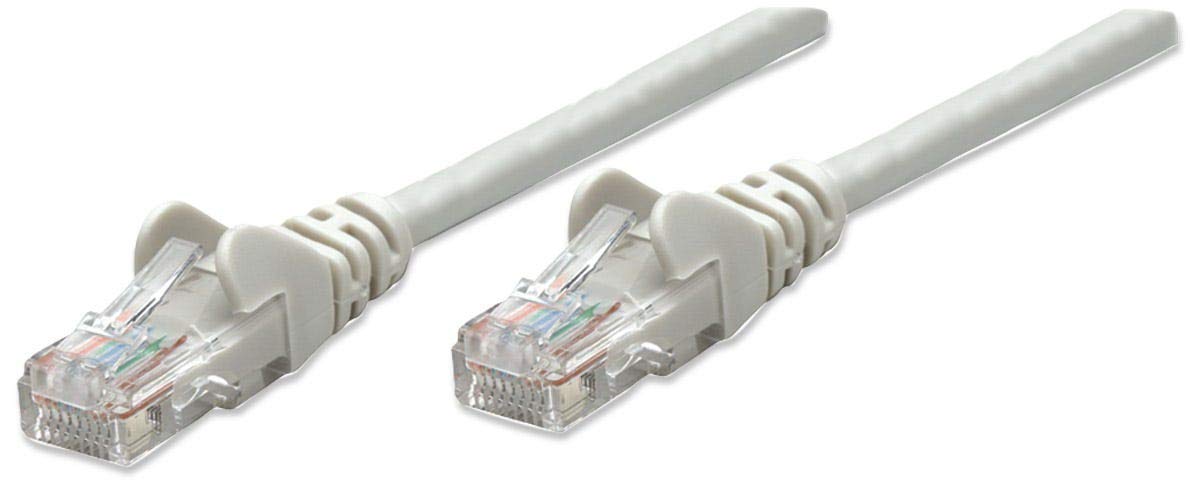 Intellinet Network Solutions Cat6 Rj 45 Male/Rj 45 Male Utp Network Patch Cable, 7 Feet (334112), Grey