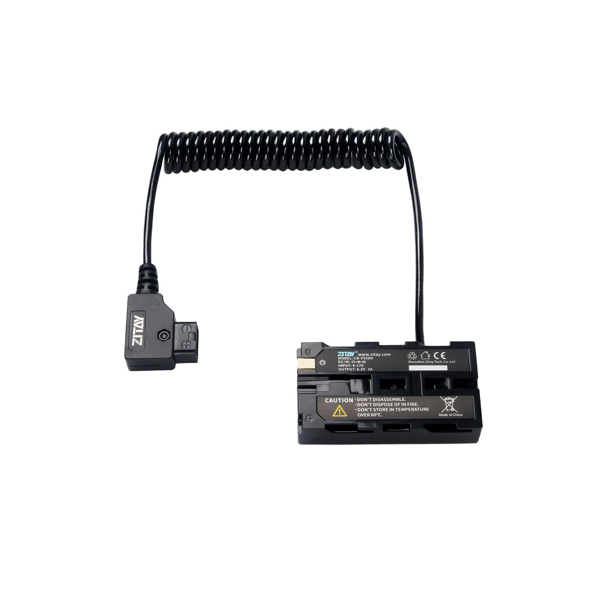 Zitay D Tap Ptap To Np F550 Dummy Battery Compatible For Sony Np F550/770/570 Np F970 Power Led Light Feelworld Atomos Ninja Monitor For Dp30 Le Vmount Ab Battery