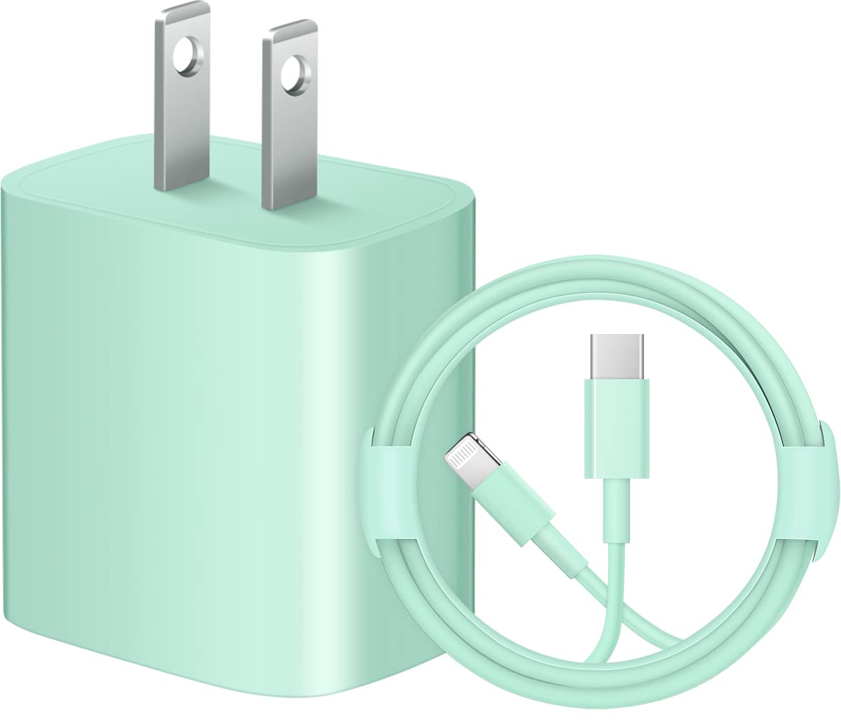 iPhone Charger Fast Charging USB C Charger Block Type C Chargers Fast Charging 20W PD Wall Chargers with 6FT Cord for iPhone 14/