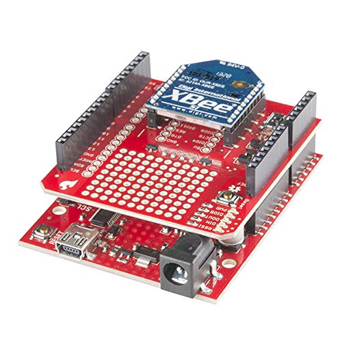 Sparkfun Xbee Shield 3.3V Power Regulation Mosfet Level Shifting On Board 9X11Grid Of 0.1''