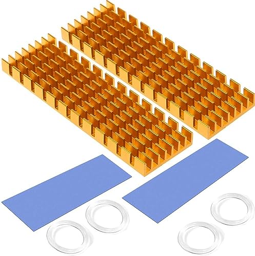 Tobo M.2 Ssd Heatsink With Thermal Conductive Adhesive Film Anti Thermal Board Heatsink Cpu Ic Chip Circuit Board For Led Amplif
