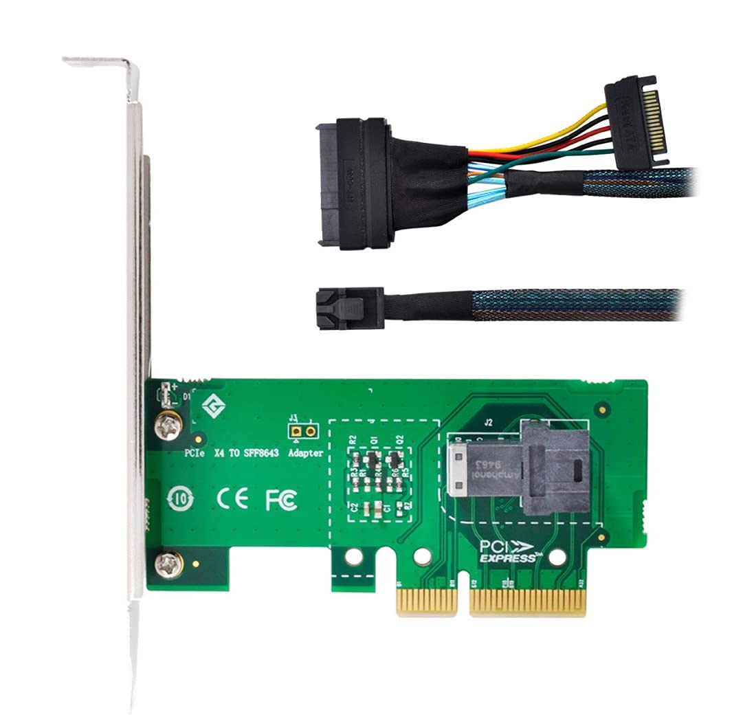 Chenyang Sff 8643 To Pci E 4X Adapter With Sff 8639 Cable For Mainboard U.2 Sff 8639 Kit