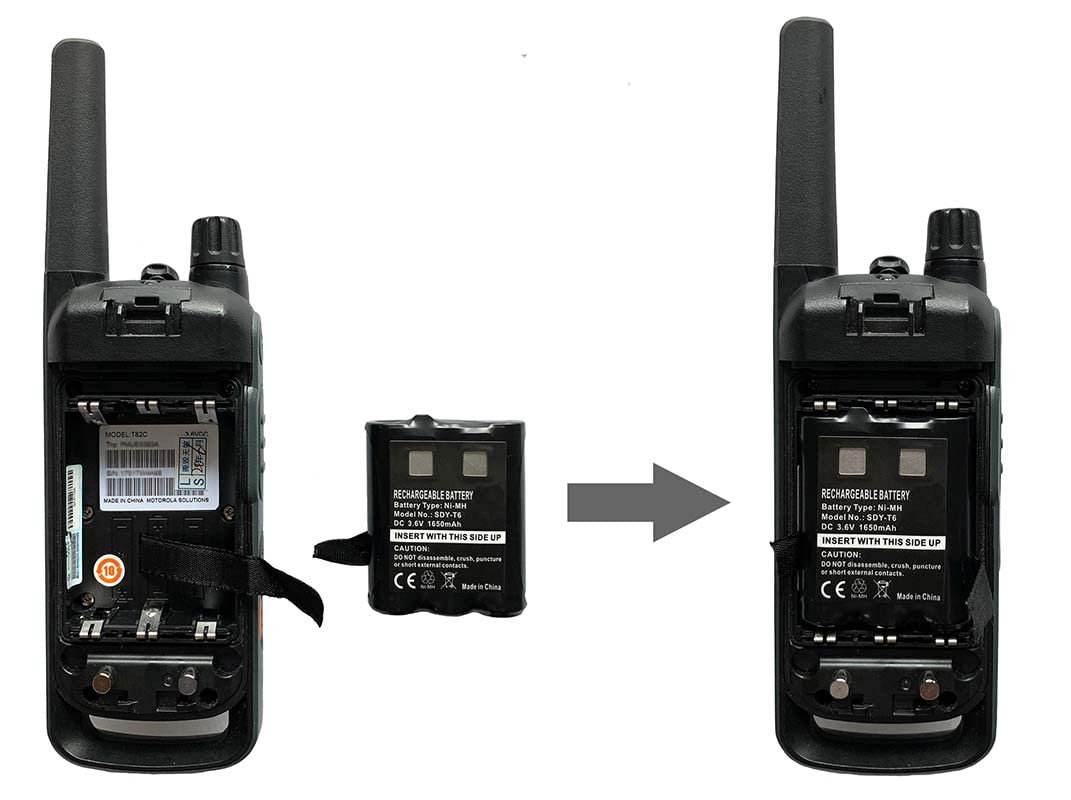 Shaworoce 2X 1650Mah Battery Pmnn4477Ar Compatible With Motorola Talkabout T200 T260 T265 T270 T280 T400 T402 T460 T465 T475 T48