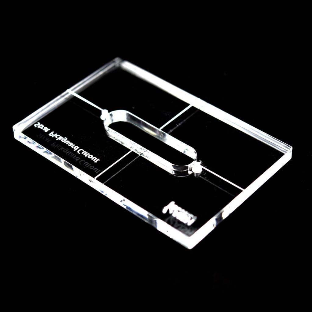 Dopro Acrylic Single Coil Pickup Routing Template Pickup Templates For ...