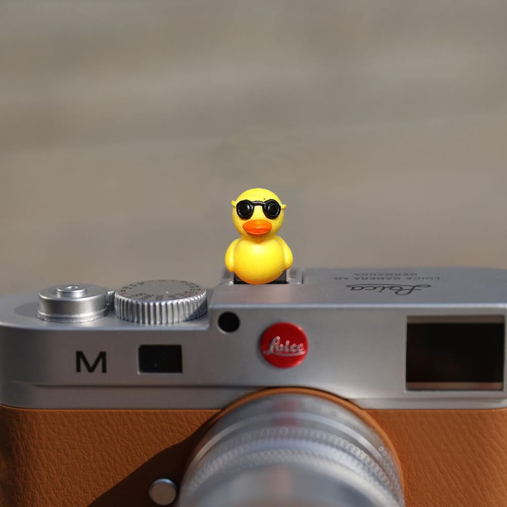 Slr Camera Hot Shoe Boot Cover Cap,Dustproof Hot Shoe Protector,Compatible With Sony Fuji Canon Nikon Pentax Leica (2Pcs Duck)