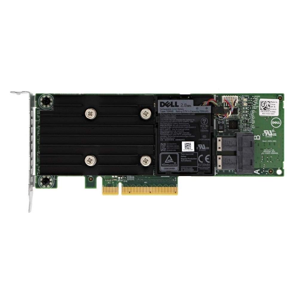 Dell Storage Controller (Raid)   8 Channel   Sata 6Gb/S/Sas 12Gb/S   12 Gbit/S   Raid 0, 1, 5, 6, 10, 50, 60   Pcie 3.1 X8   For