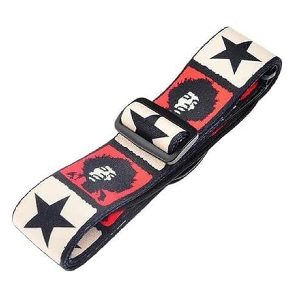 SG Musical Guitar Belt Adjustable Guitar Strap with Picks For Acoustic/Electric Guitars Polyester, Nylon Strap (Multicolor)