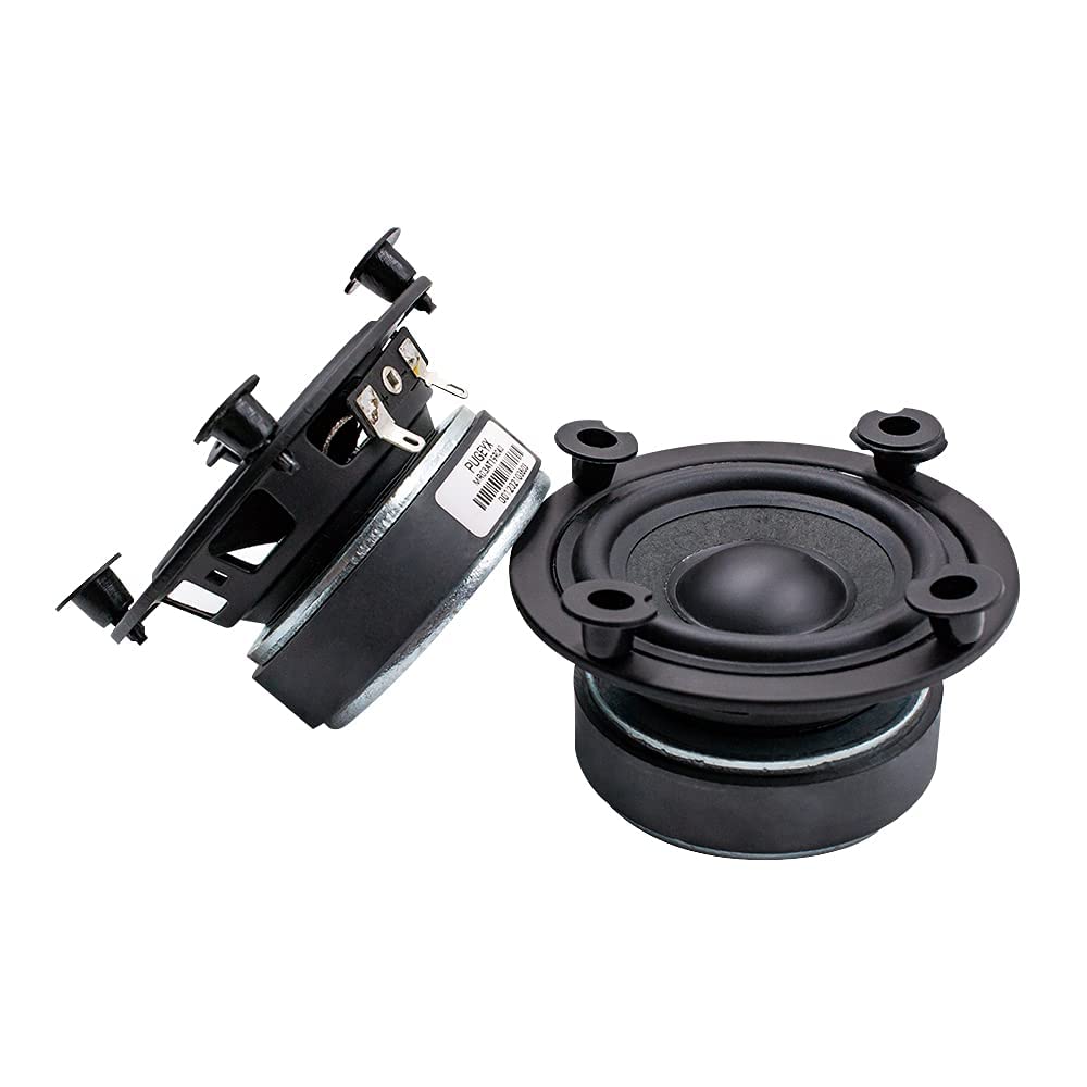 Granvela 20W 3-Inch 4-Ohm Full Range Bookshelf Speakers Pair Of Flax-Fiber Cone For Diy High Performance Home Audio Woofer Multi