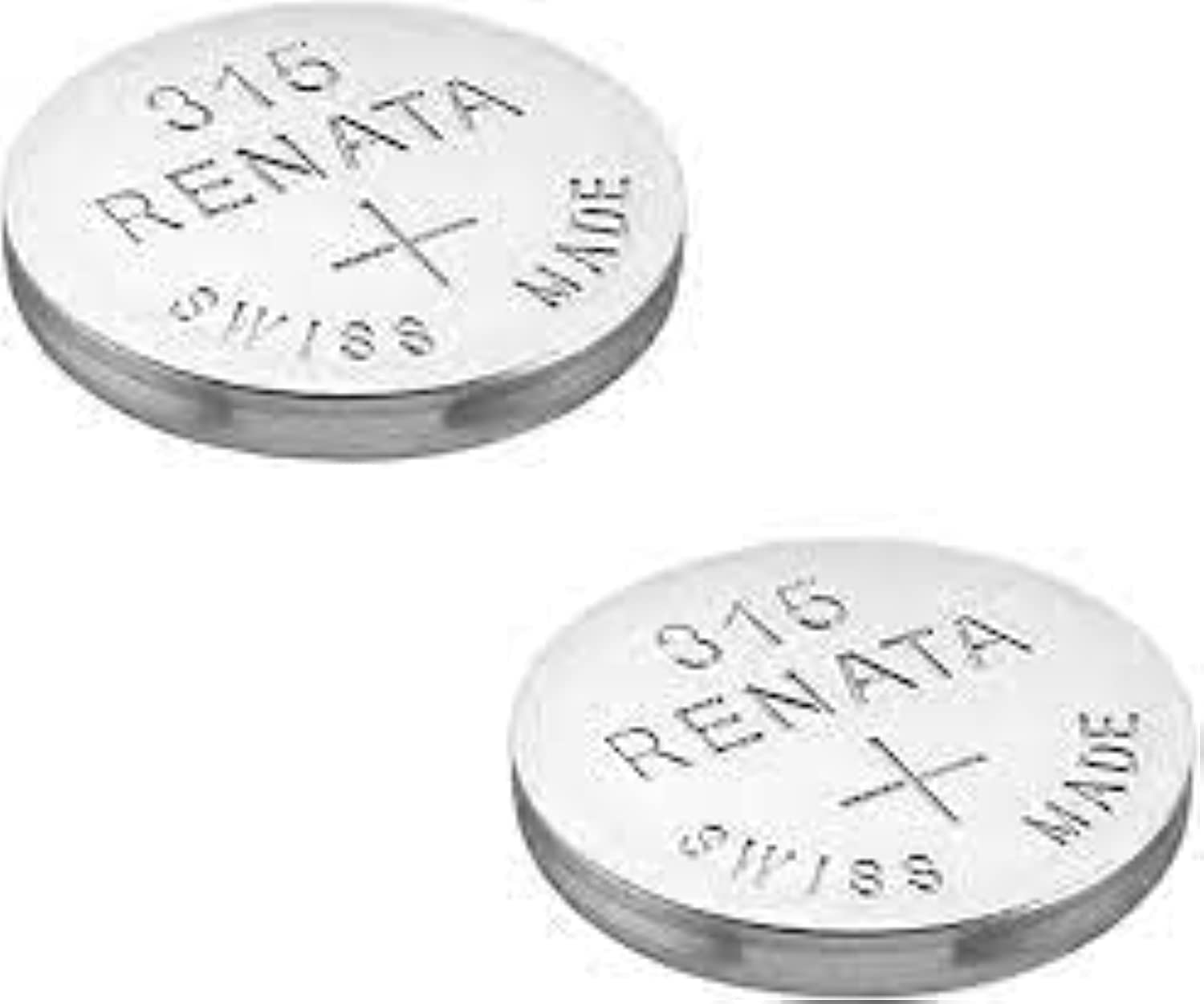 Renata 315 Sr716Sw Batteries   1.55V Silver Oxide 315 Watch Battery (2 Count)
