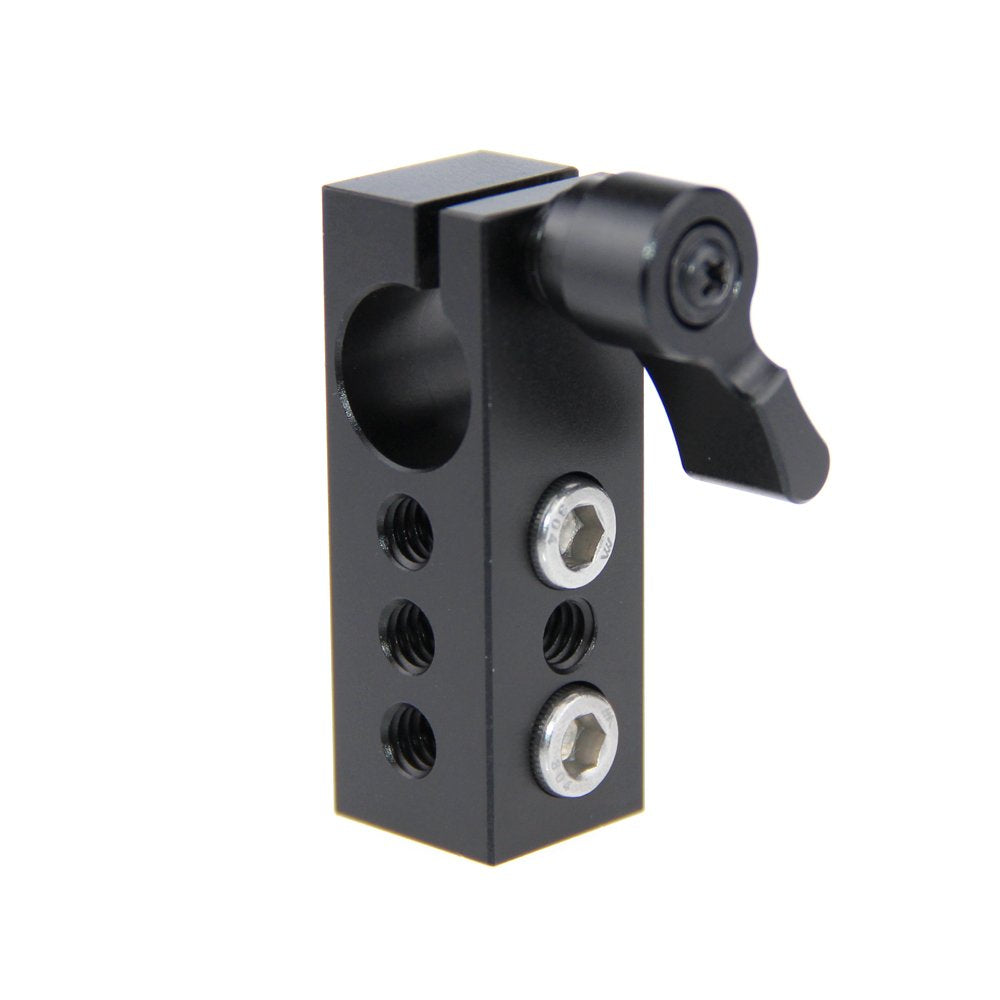 Camvate 1/4'' Thread 15Mm Rod Clamp For Slr Camera Support Rig Monitor Led Handle Grip   1094