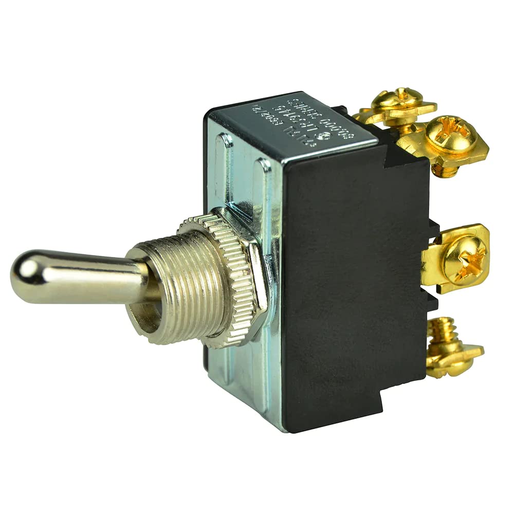 BEP 1002018 DPDT On/Off/On Chrome Plated Toggles