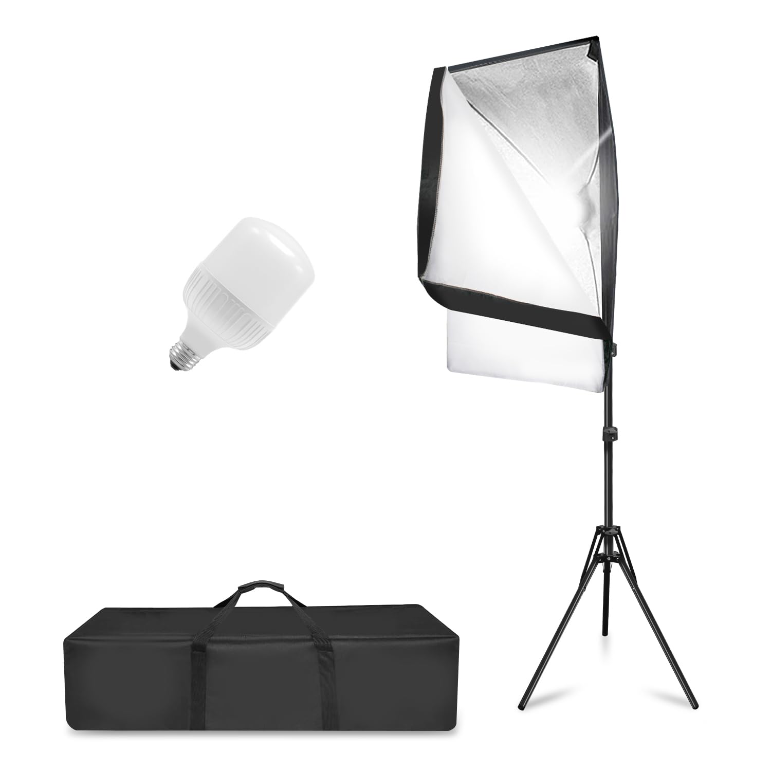 Julius Studio 250W Equivalent Softbox Led Lighting Kit With E27 Socket Continuous Light And 20 X 28 In Reflectors And 40W 6500K