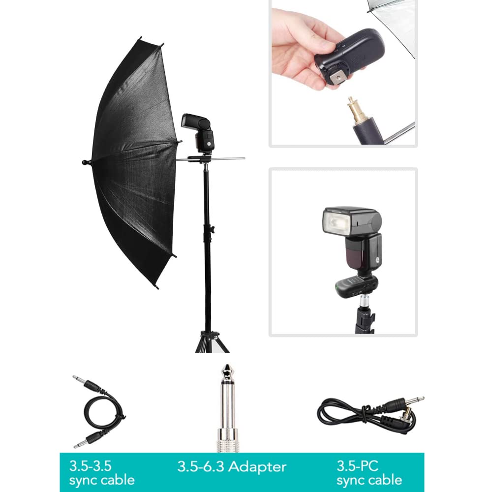 Wireless Flash Trigger 2.4 Ghz With Transmitter And Receiver For Canon, Nikon, Panasonic, Olympus, Fuji, Pentax, Samsung,Sony(Ex