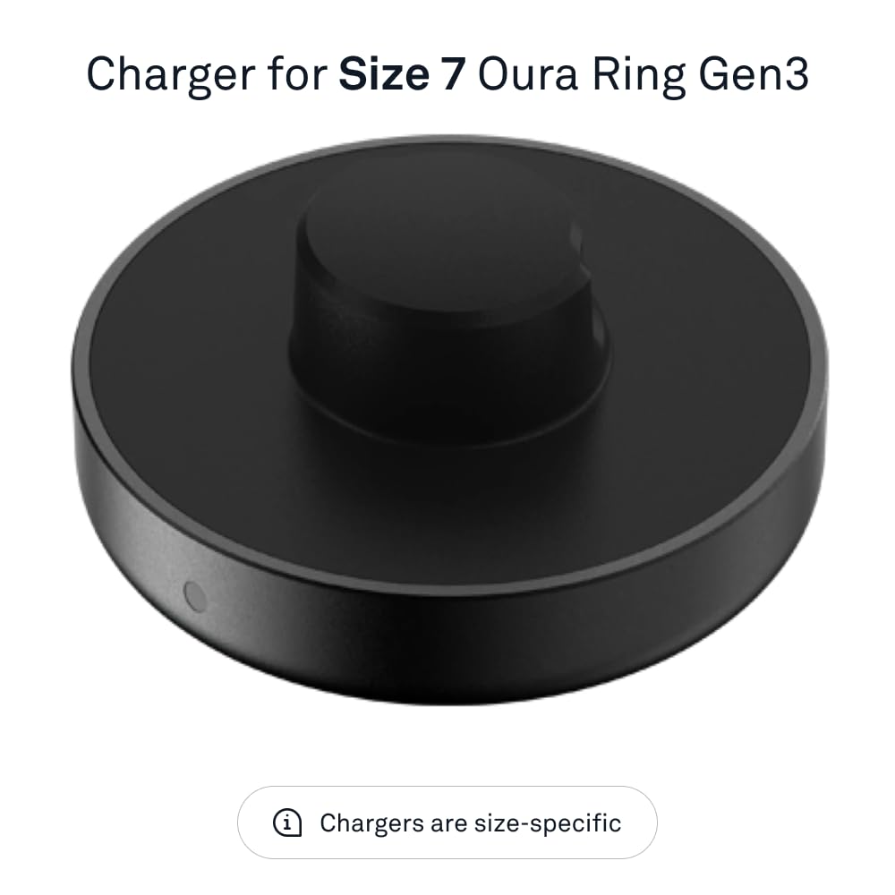 Oura Ring Gen3 Charger   Size 7   Full Battery Charge In 60 80 Minutes   Charging Dock And Usb C Cable