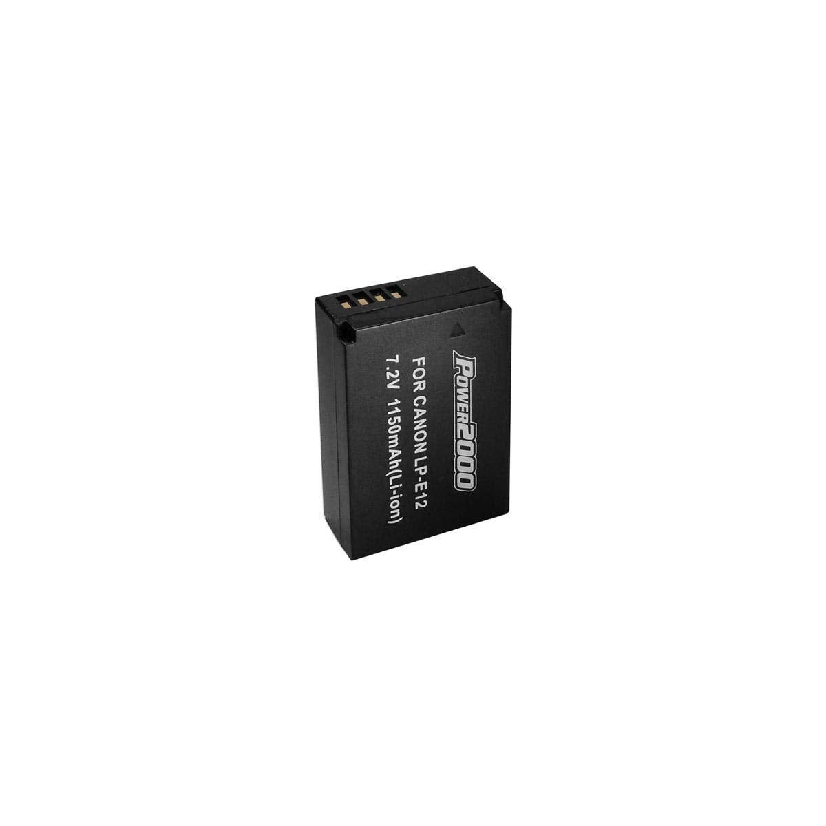 Replacement LPE12 Ultra High Capacity Liion Battery for Canon EOS Rebel SL1, EOSM Mirrorless Digital Camera (Canon LPE12 Rep