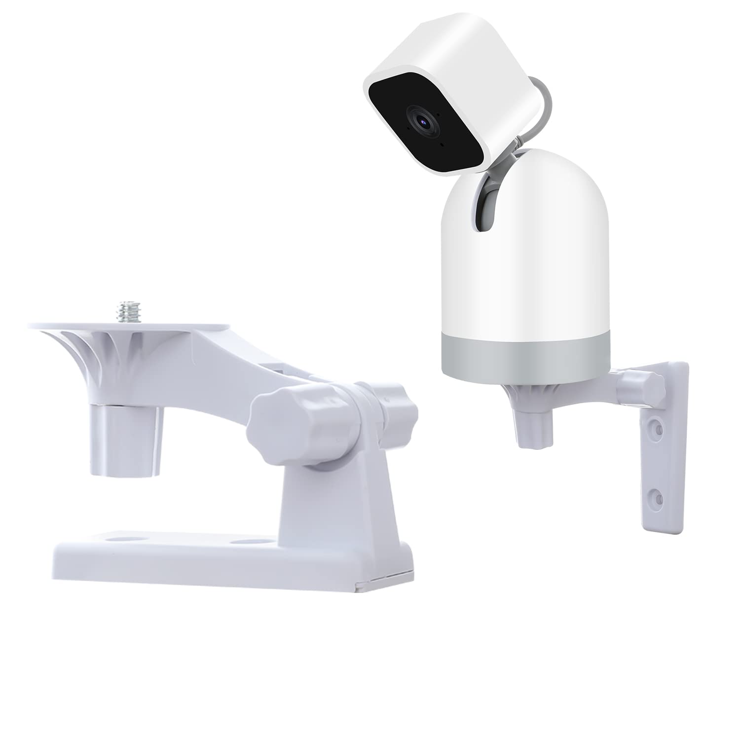 Oyocam Wall Mount Compatible With Wyze Cam Pan V3/V2 Blink Mini Pan Tilt Cam, Adjustable Security Wall Mount Bracket 180 Degree 