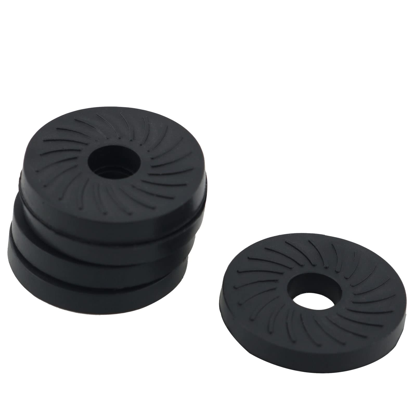 Yhxixi 8Pcs 1/4'' Screw Hole Rubber Pads Rubber Washers Shorten Long Camera Screw Shaft, Enhance Friction