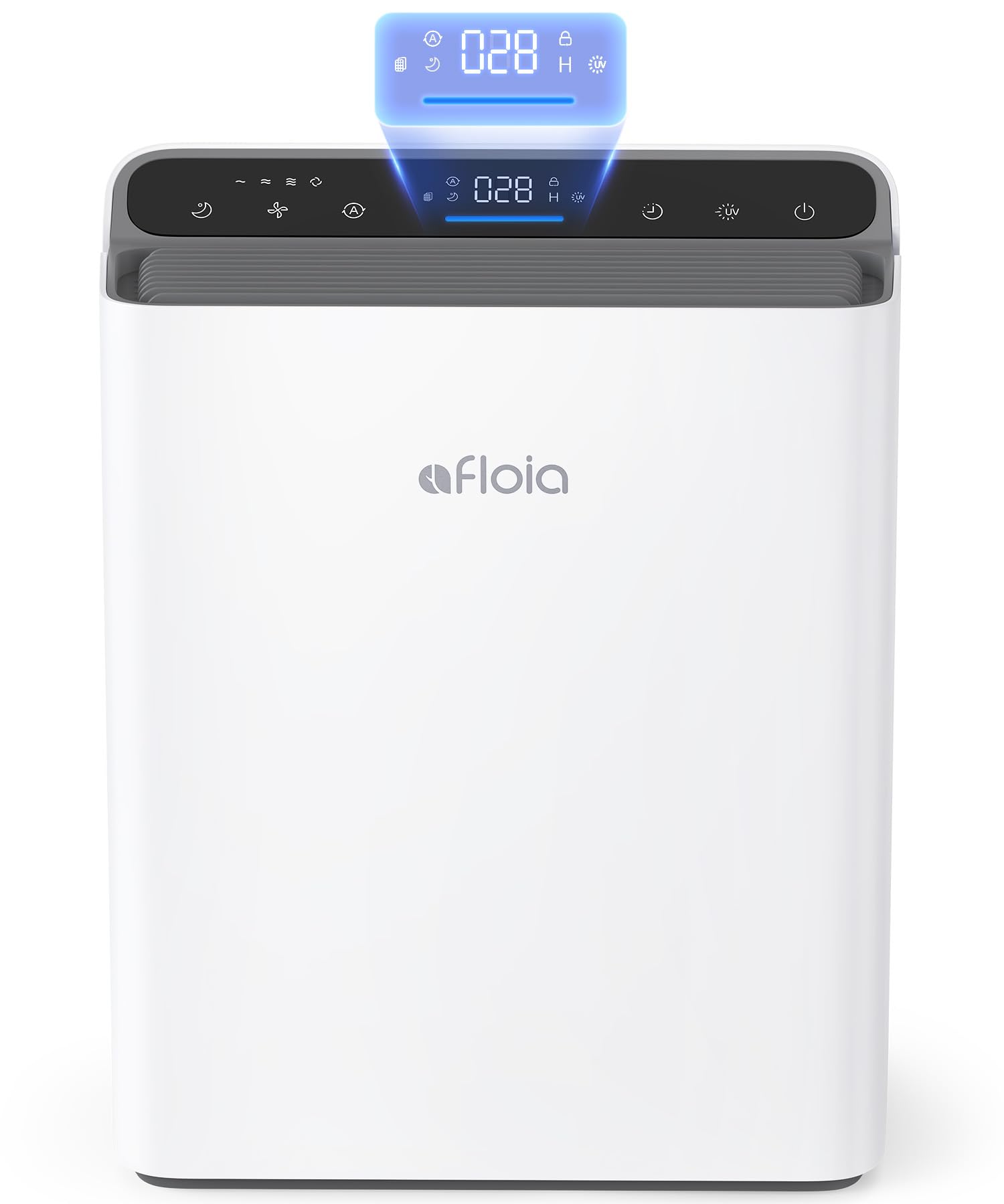 Afloia Air Purifiers For Home Large Room Bedroom Up To 1280Ft With Laser Air Quality Sensor&Auto Mode, 3 Stage Air Purifier Filt