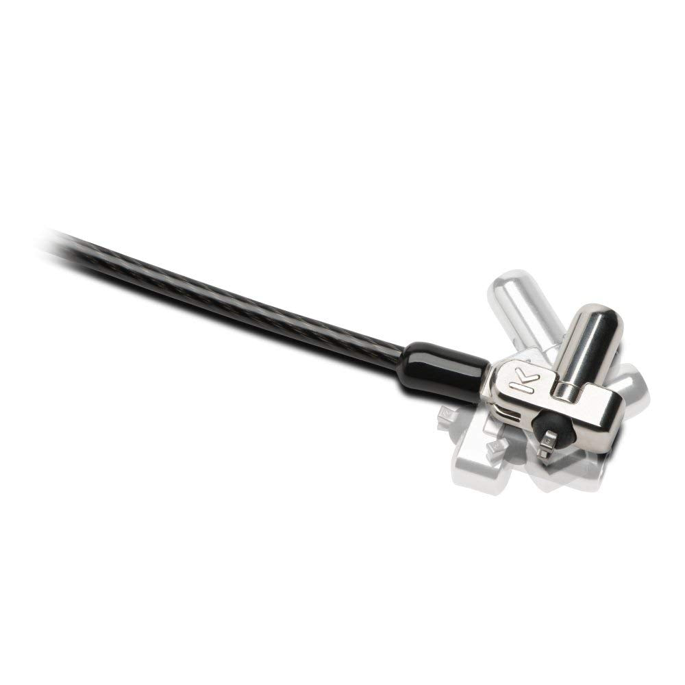 Kensington N17 Dell Laptop Lock - Keyed (K64440Ww), Black And Silver, 1.1X0.4X0.4