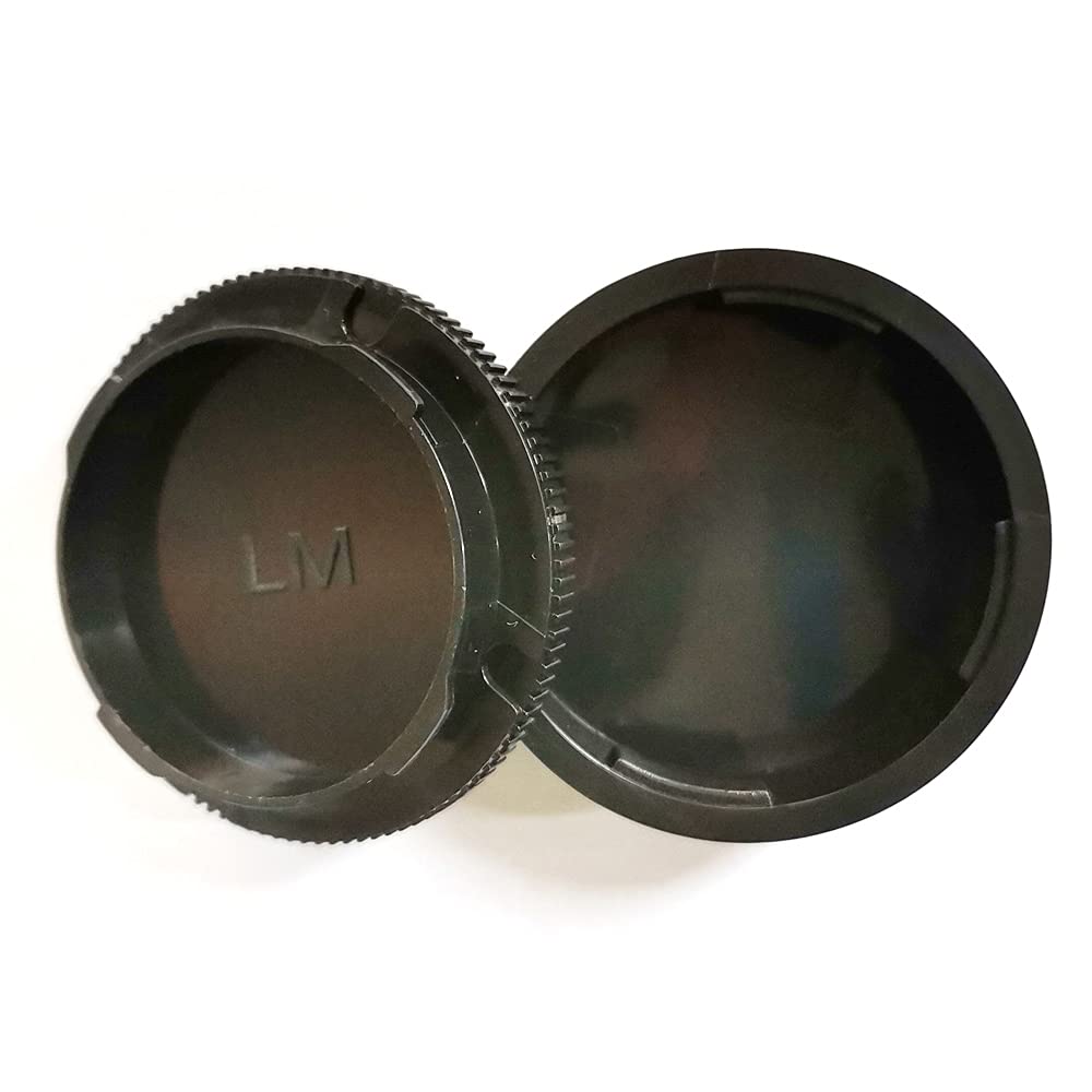 Rear Lens Cap And Front Body Cap For Leica M8 M9 M10 M11 Camera W/M Lm Mount Lens (2 Sets)