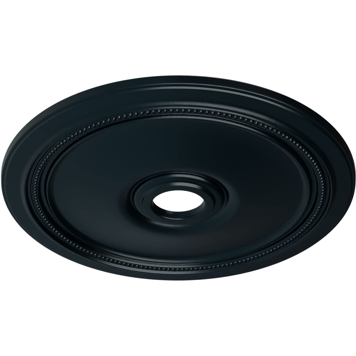 Ekena Millwork Cm24Dinsf Diane Ceiling Medallion, 24Od X 3 5/8Id X 1 1/4P (Fits Canopies Up To 6 1/4), Hand-Painted Night Shade