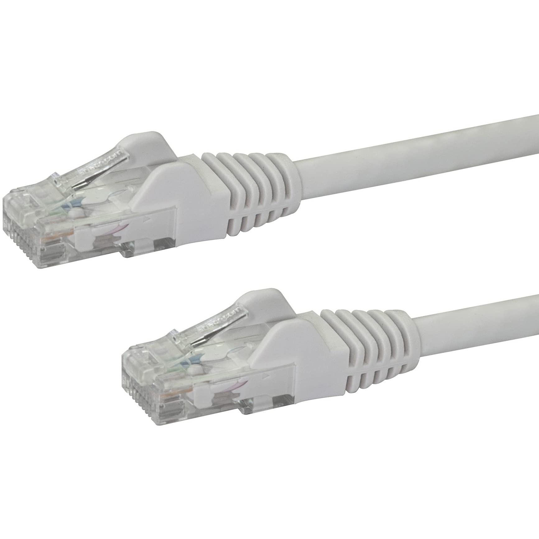 Startech.Com 15Ft Cat6 Ethernet Cable   White Cat 6 Gigabit Ethernet Wire  650Mhz 100W Poe Rj45 Utp Network/Patch Cord Snagless 
