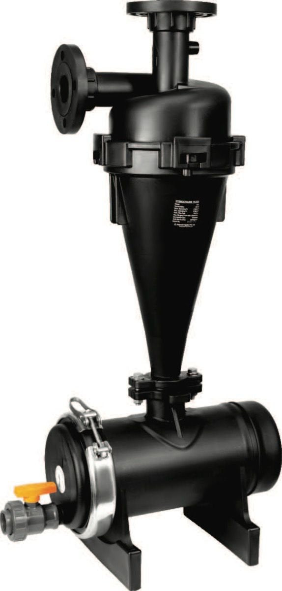IrrigationKing RKHC225 Plastic Hydrocyclone Sand Separator, 110 GPM, 2