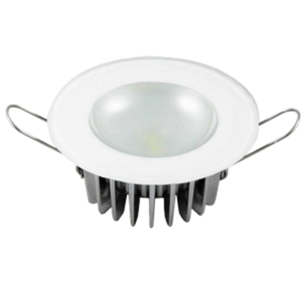 Lumitec 113120 Mirage Led Exterior Or Interior Down Light, Flush Mount, White Bezel, White, Red, Blue And Purple All Non-Dimming,WBLITB00976MDDK