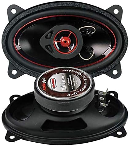 AUDIOPIPE Redline Speaker 4X6 2WAY (pair) 150 WATT PP CONE