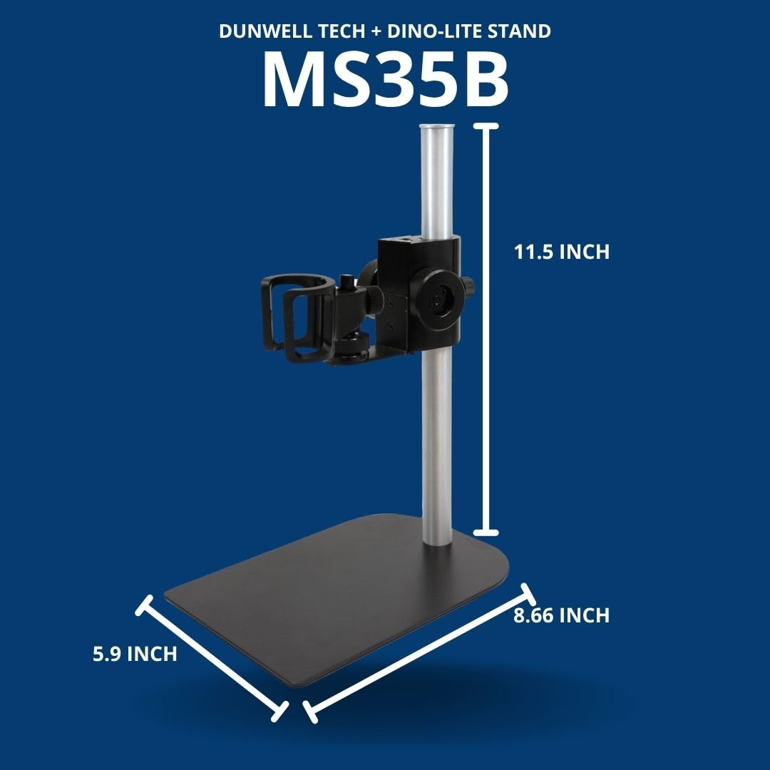 Dunwell Tech, Inc Ms35B Rigid Tabletop Stand Designed For Dino Lite