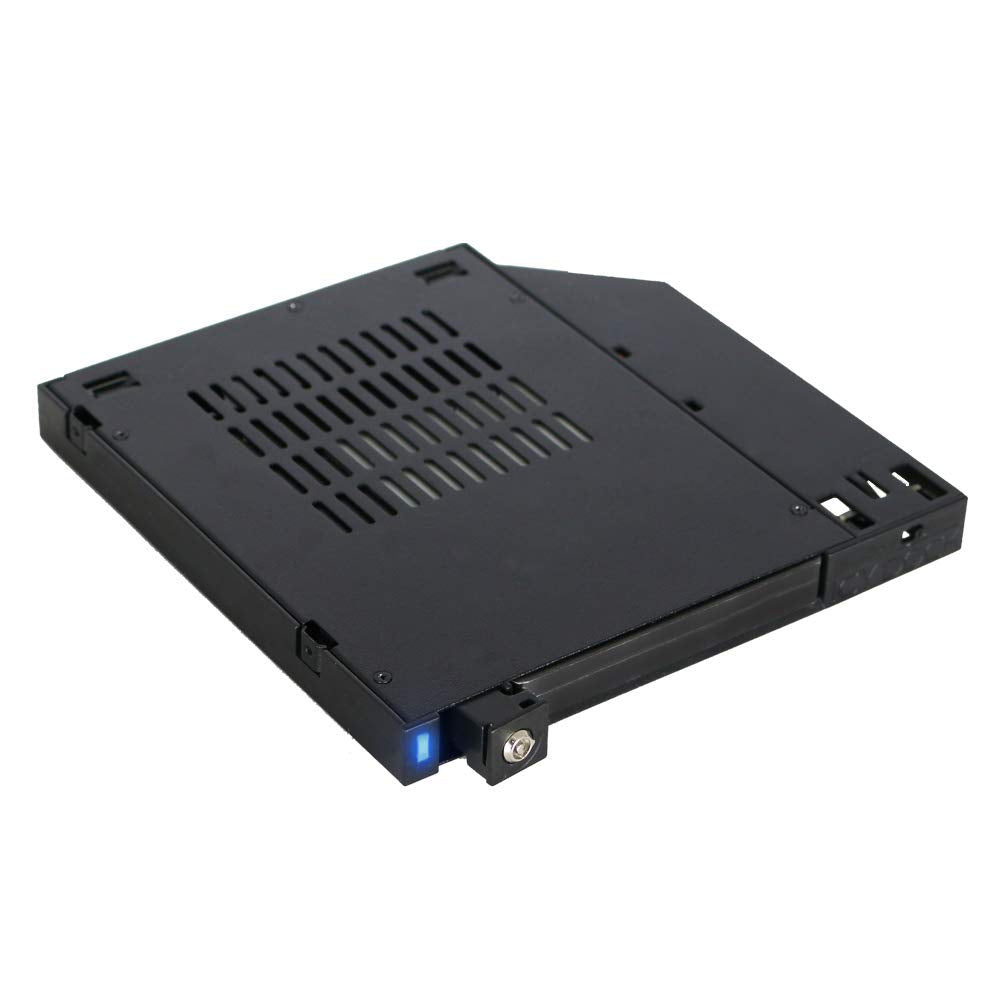ICY DOCK flexiDOCK MB511SPOB 2.5 inch SATA SSD / HDD Docking for Slim ODD Bay (Black, 12.7mm)