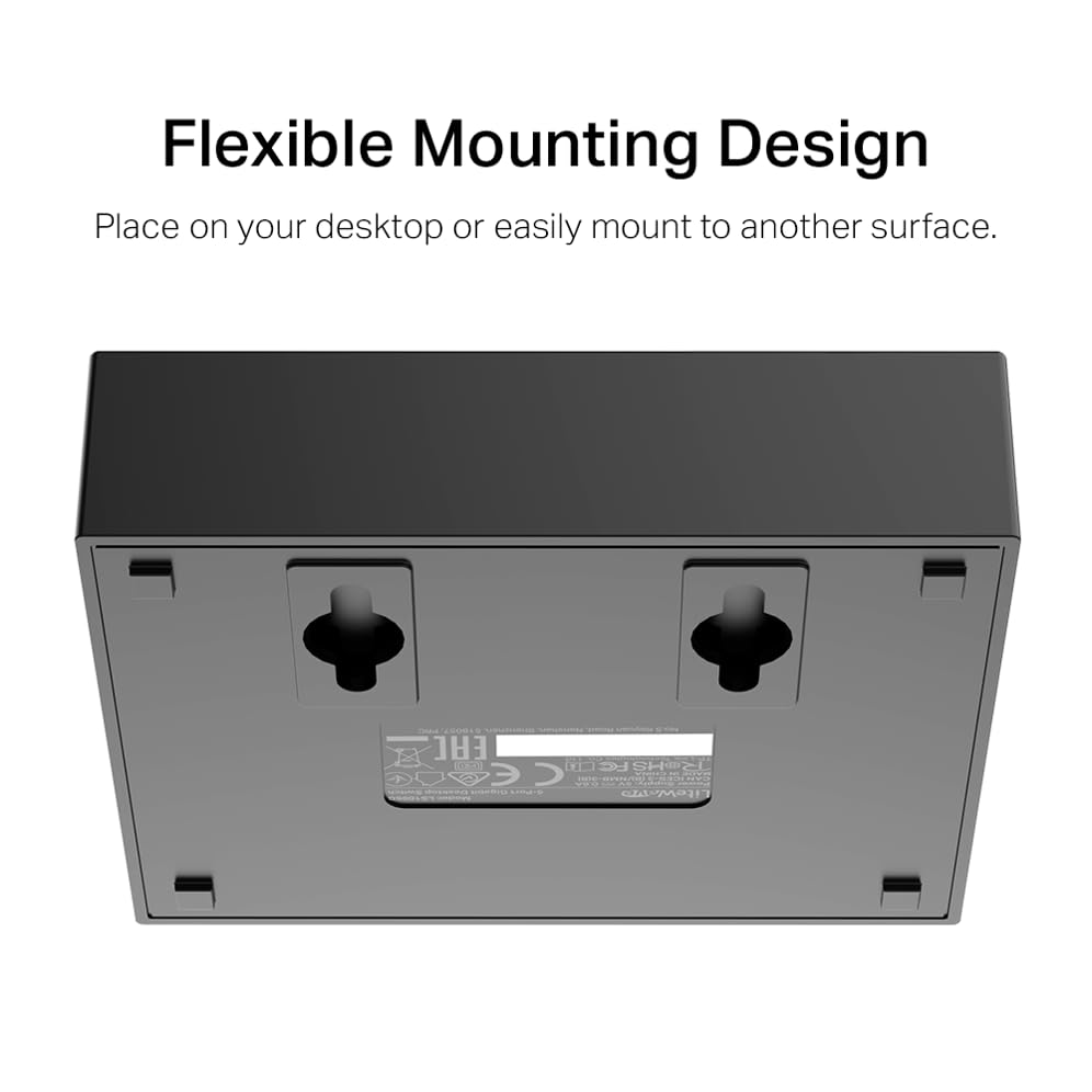 Tp-Link Litewave 8 Port Gigabit Ethernet Switch | Desktop Ethernet Splitter | Plastic Case | Unshielded Network Switch | Plug &