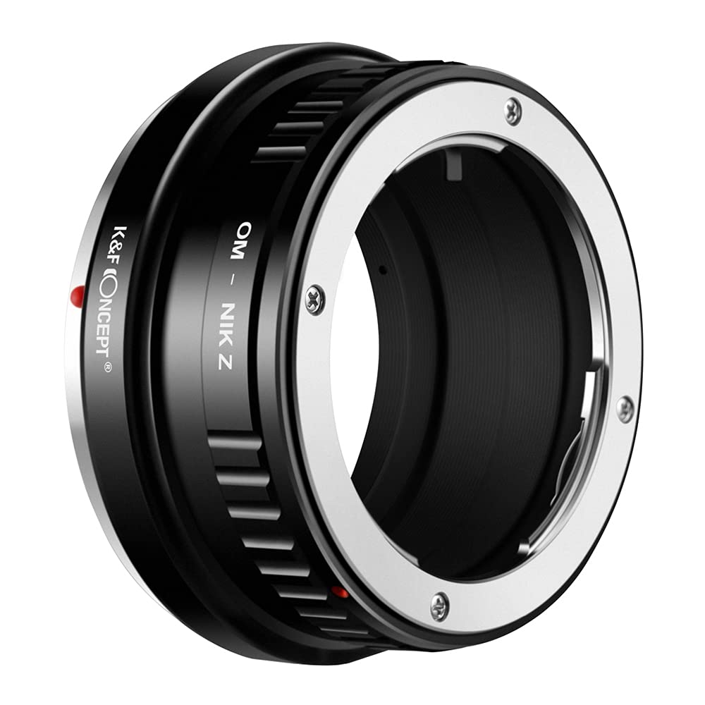 K&F Concept Lens Mount Adapter For Olympus Om Mount Lens To Nikon Z6 Z7 Camera