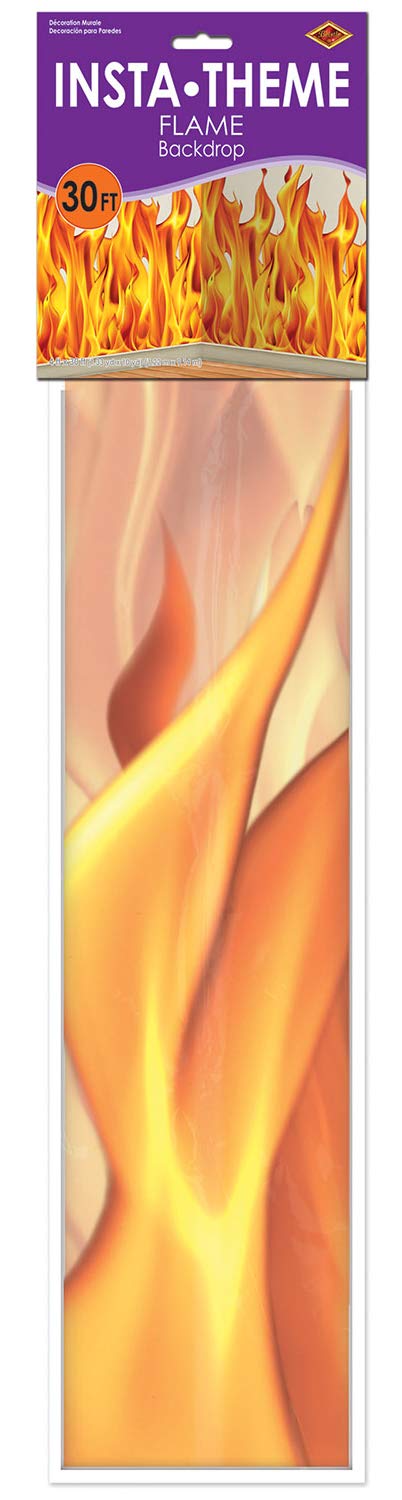 Beistle Flame Backdrop
