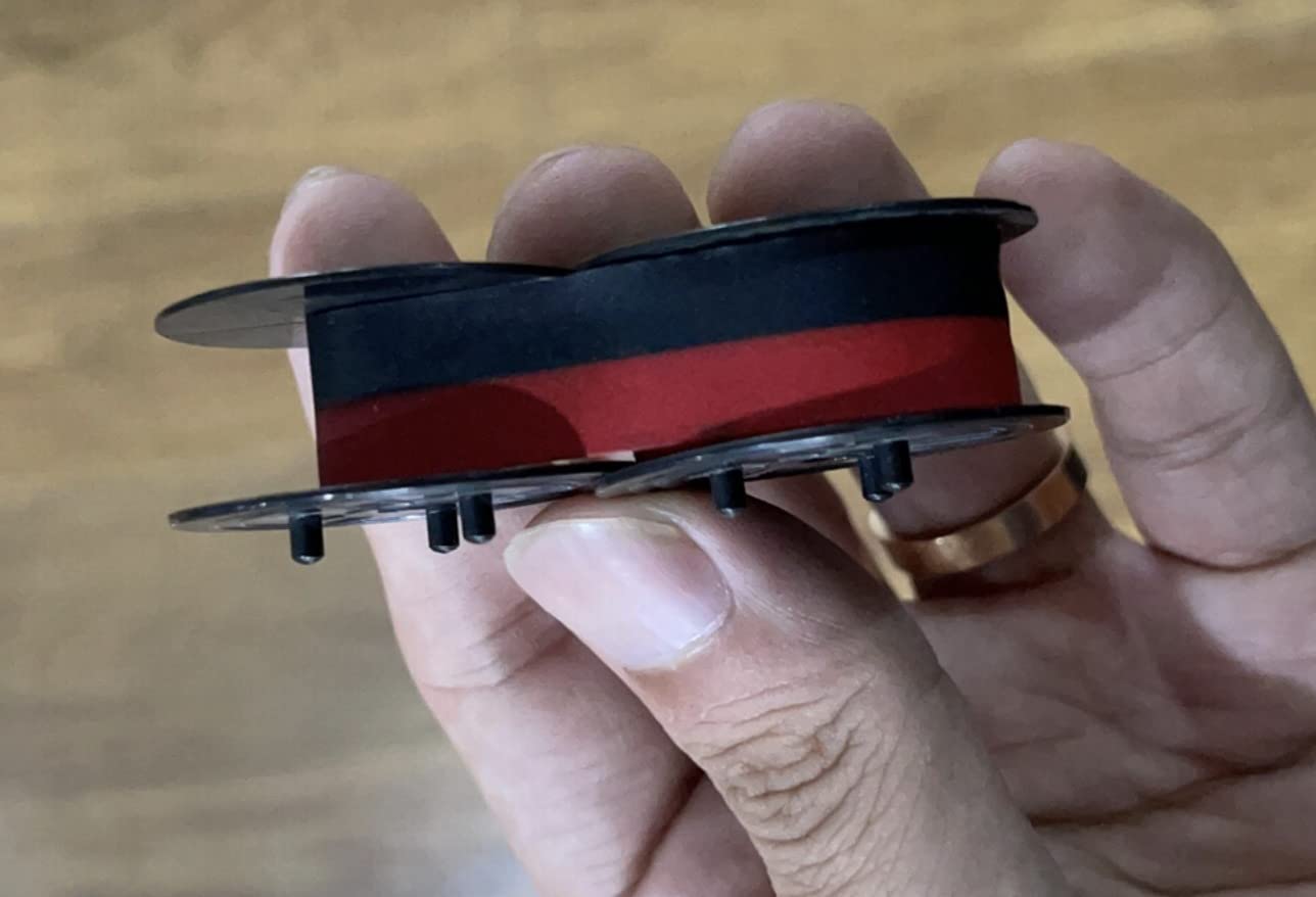 6 Calculator Ribbons Replacement For Canon Mp11Dx Canon Mp 11Dx Black Red   Adding Machine Ribbon Canon Mp 11Dx Ink Canonmp11Dx