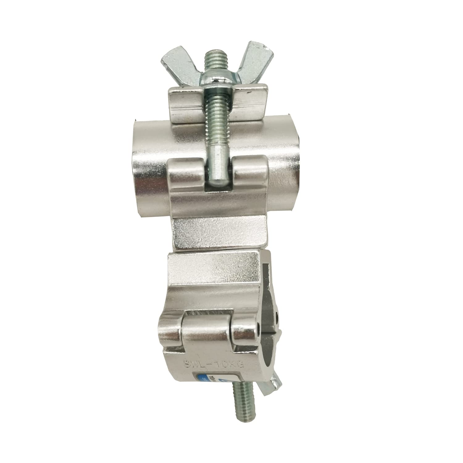 Mini Swivel Coupler Clamp 0.7 0.82 Inch Heavy Duty Aluminum Alloy 22 Lbs Clamps For 18 21Mm O Pipe Dj Lighting Truss 2 Pack