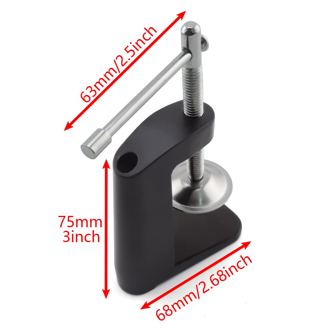 Marrteum Heavy Duty Metal Table Mount Clamp C Shape Clip Bracket For Microphone Suspension Boom Scissor Arm Stand Holder With Ad