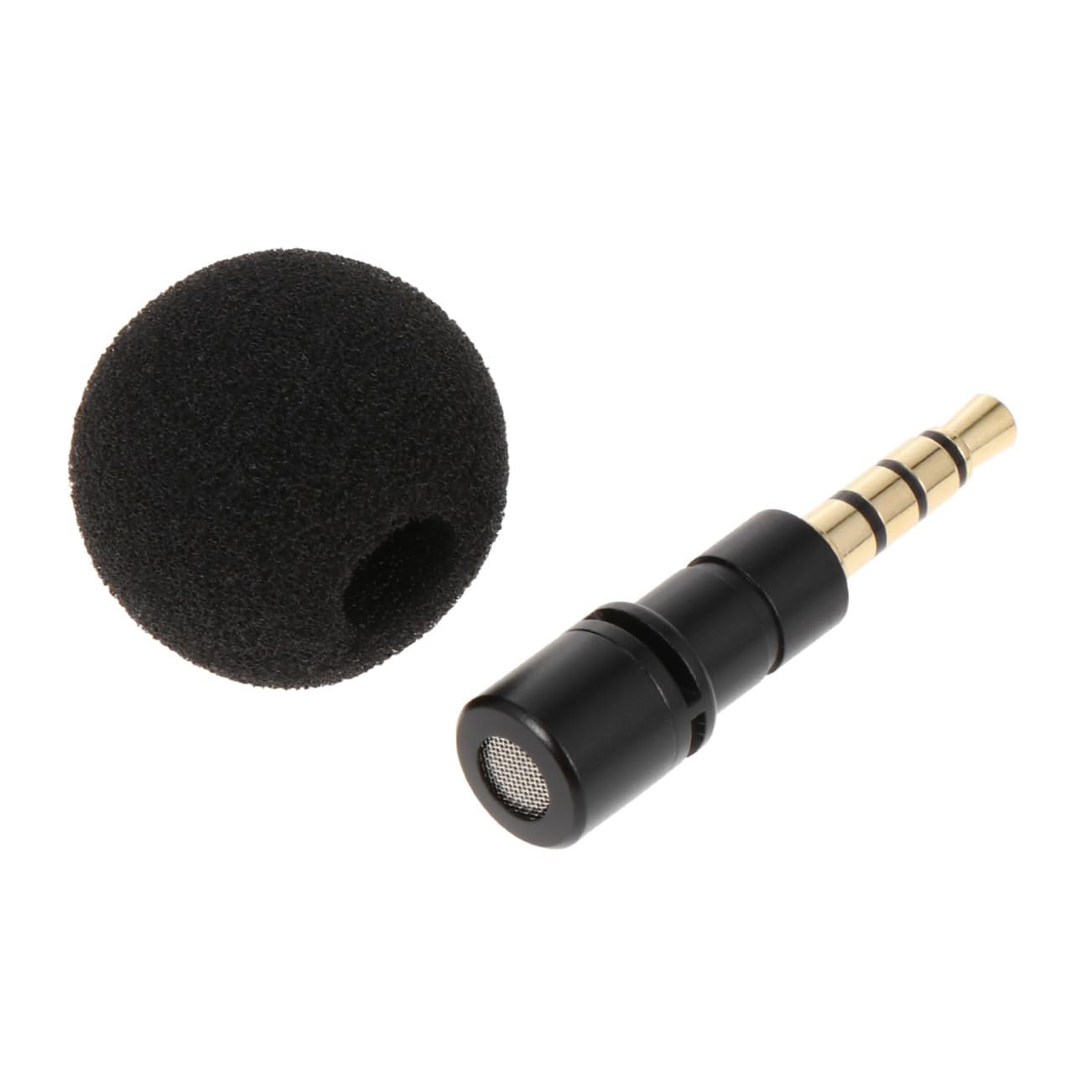 Kisangel Mini Microphone Recording Mic for Gaming Portable Lapel Mic HighDefinition Voice Recording Plug