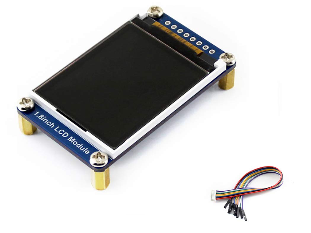 Waveshare 1.8Inch Lcd Display Module 128X160 Pixels Embedded Controller Communicating Via Spi Interface. Rgb, 65K Display Color