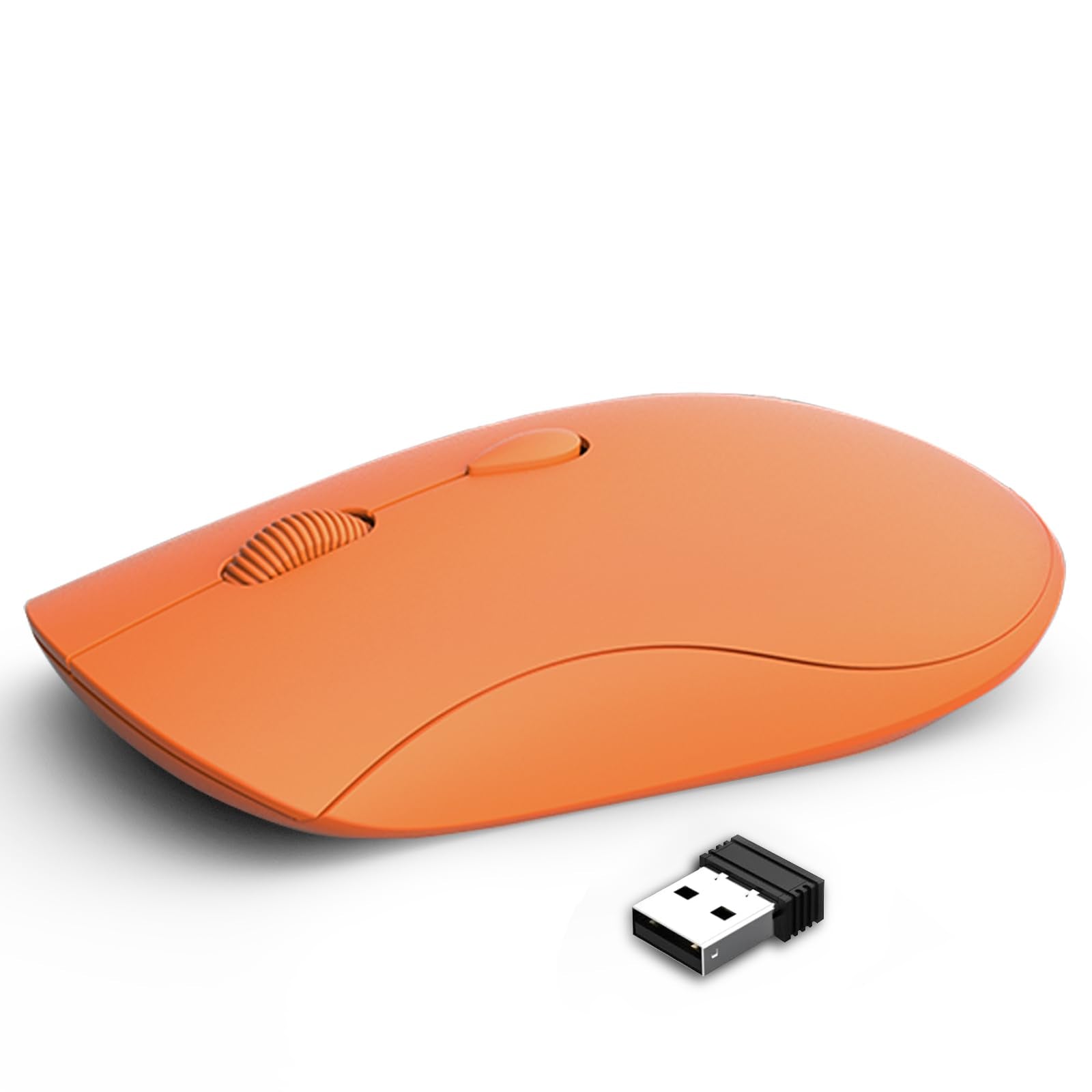Shunjinrun Wireless Mouse For Chromebook, Laptop, Pc, Macbook, Slim Portable Optical Computer Mouse With Usb Mini Receiver, Quie