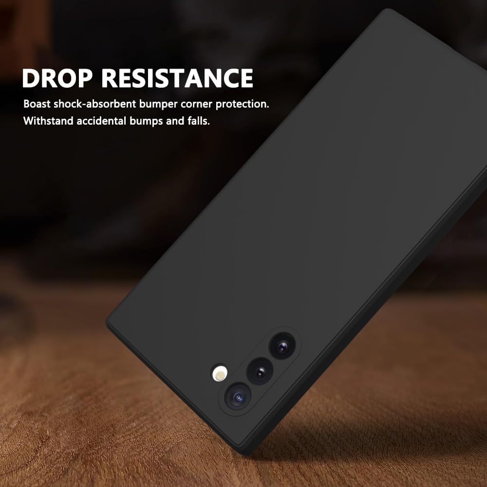 Wogroo For Samsung Galaxy Note 10 Case Black, Scratch Resistant With Soft Touch, Slim Thin Phone Cover For Samsung Galaxy Note 1