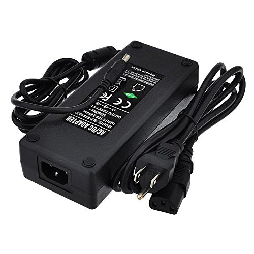 Ledwholesalers 24V 10A 240W Ac/Dc Power Adapter With 5.5X2.5Mm Dc Plug And 2.1Mm Adapter, Black, 3264 24V