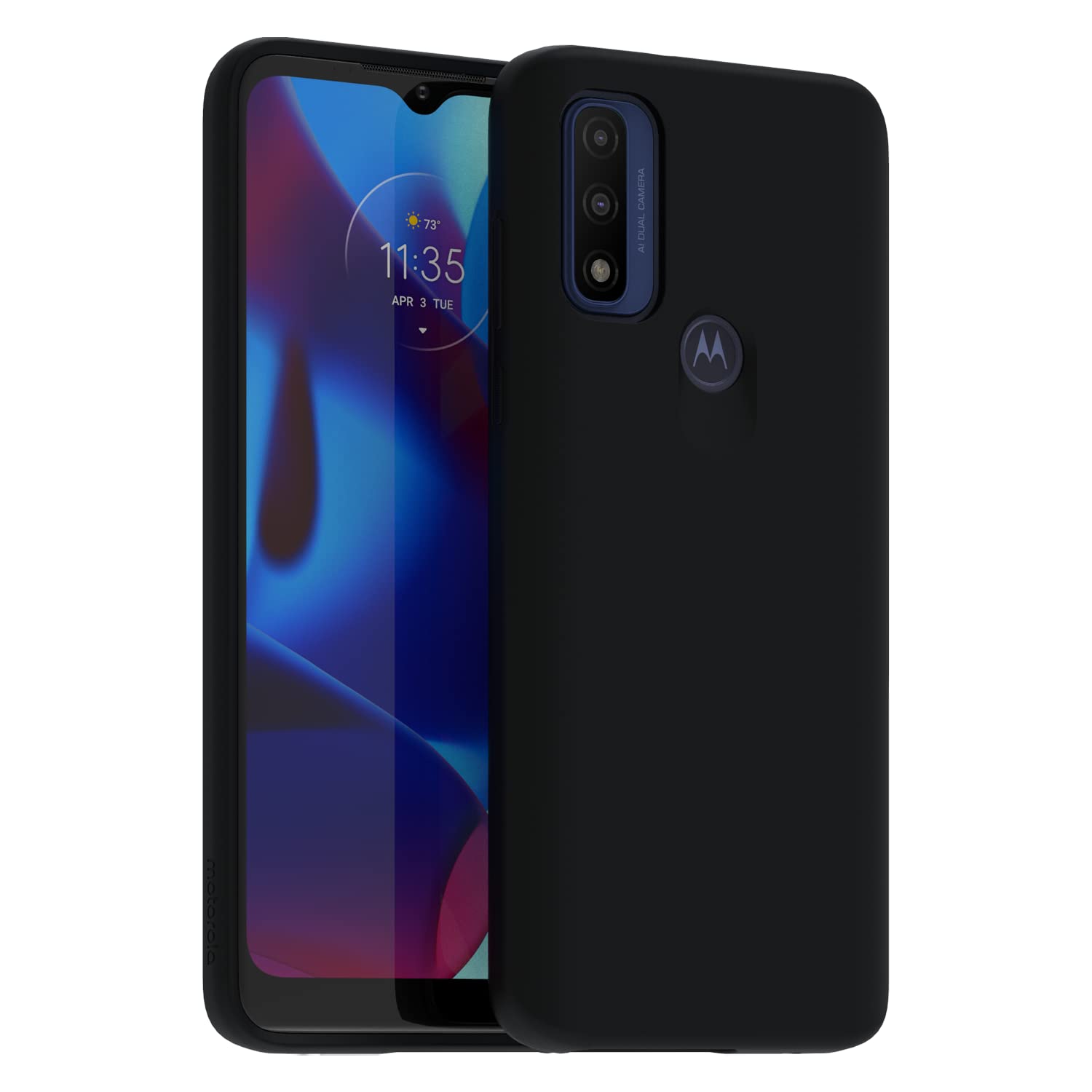 Motorola Moto G Pure (2021) Protective Case- Precision fit, Stylish Shock Absorbing Phone Cases - Black