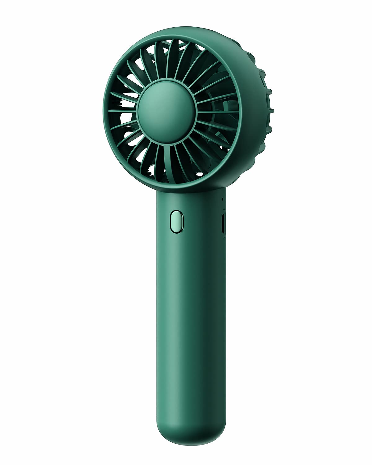 Gaiatop Mini Portable Fan, Navy Green, Cute Design, Rechargeable Battery, Handheld And Desktop, Small And Light