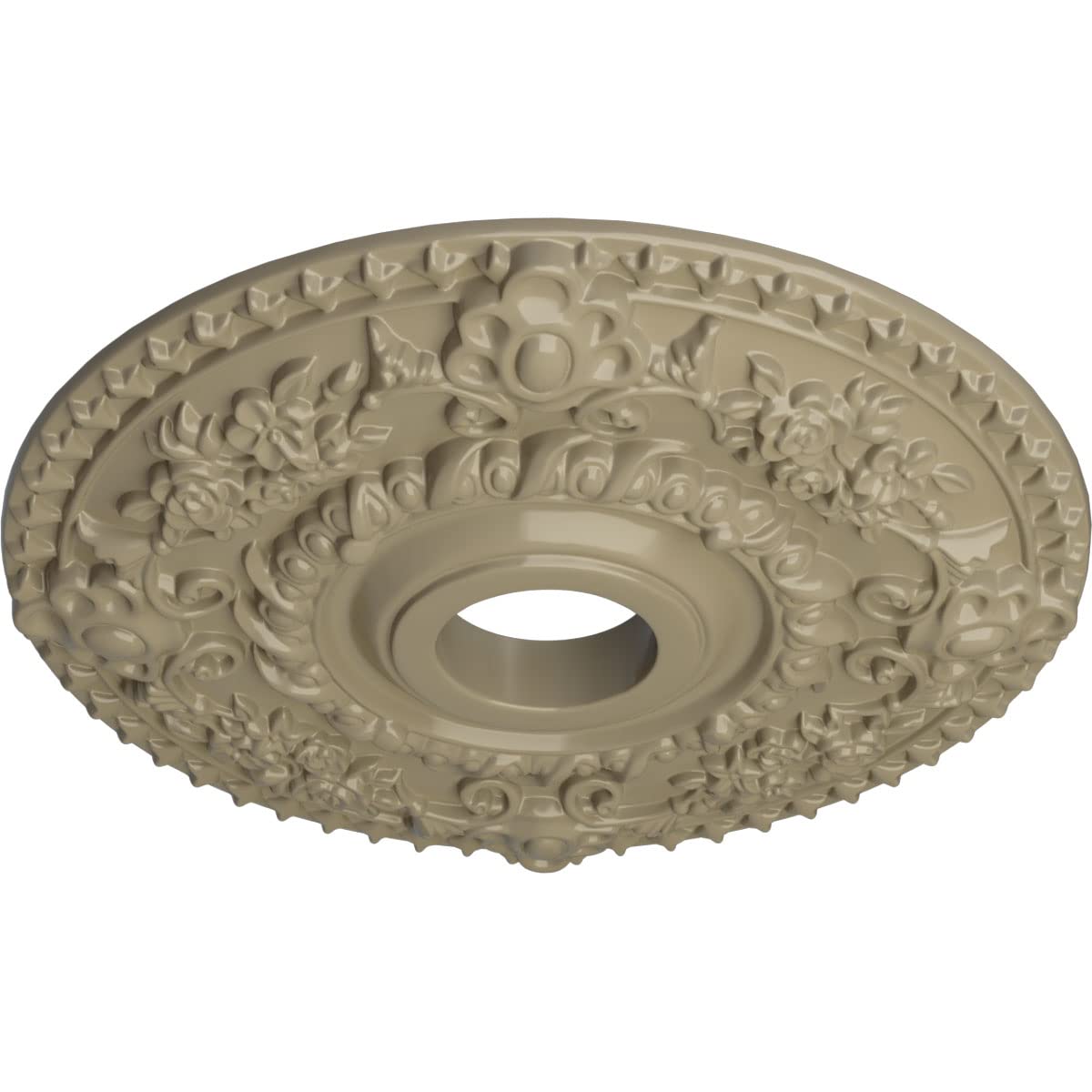 Ekena Millwork Cm18Rogdf Rose Ceiling Medallion, Gobi Desert