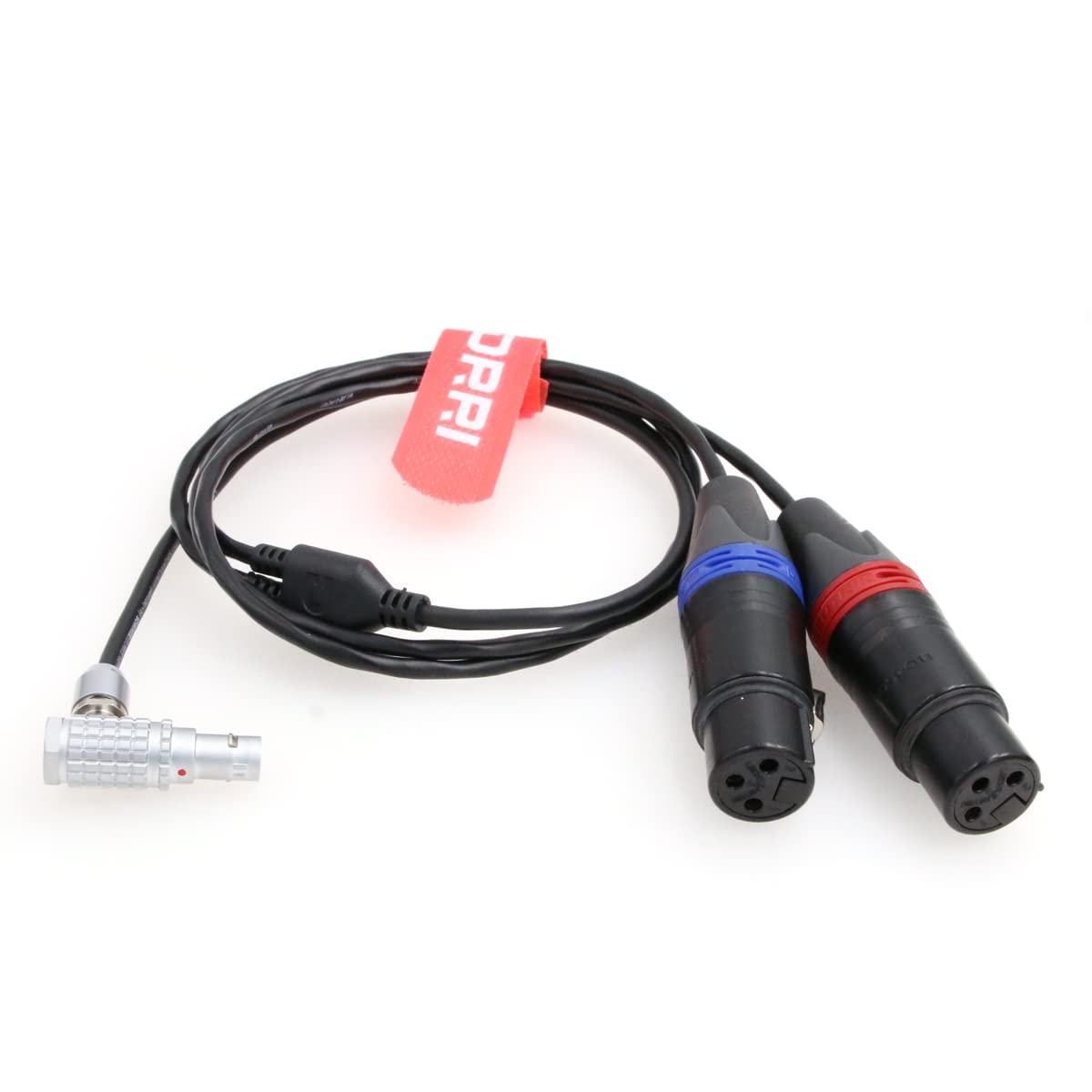 Drri Audio Inputs Cable Dual Xlr 3 Pin Female To 0B 6Pin For Arri Alexa Mini Lf Camera