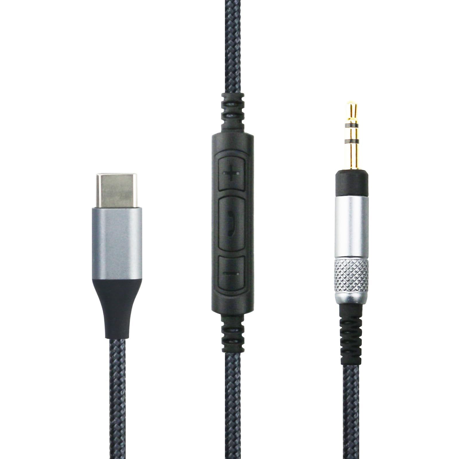 NewFantasia USB C Audio Cable Compatible with Bose 700, QC25, QC35II, QC35, QC45 Headphone, Remote Volume Mic Compatible with Sa