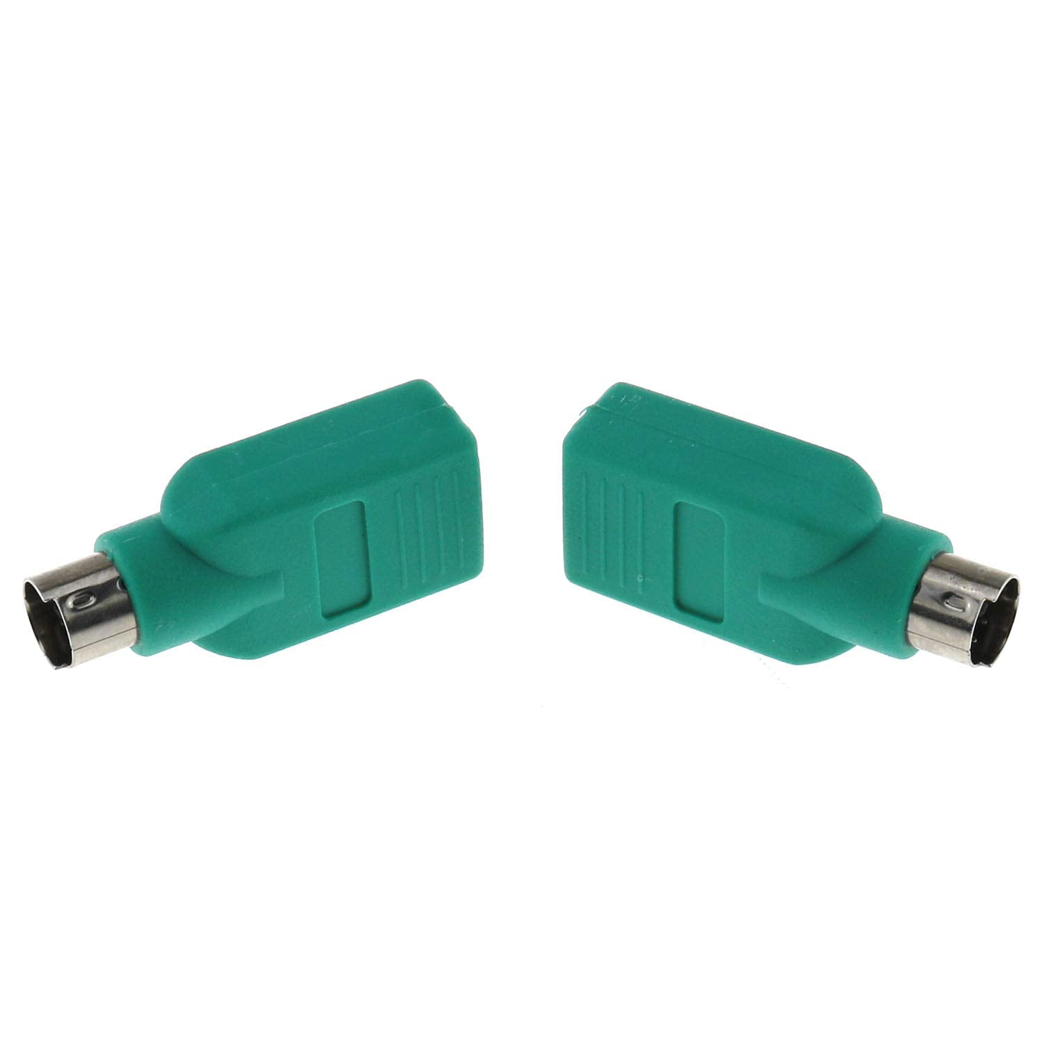 Dgzzi Usb To Ps2 Adapter 2Pcs Green Usb Female To Ps/2 Male Converter Adapter For Mouse And Keyboard