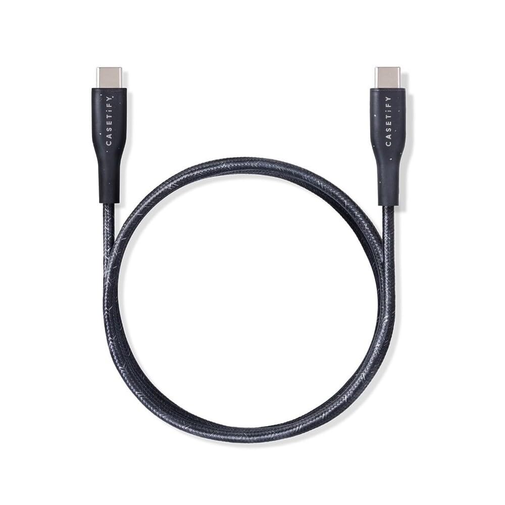 Casetify Powerthru Usb C To Usb C Cable (1M/3.3Ft)   Black