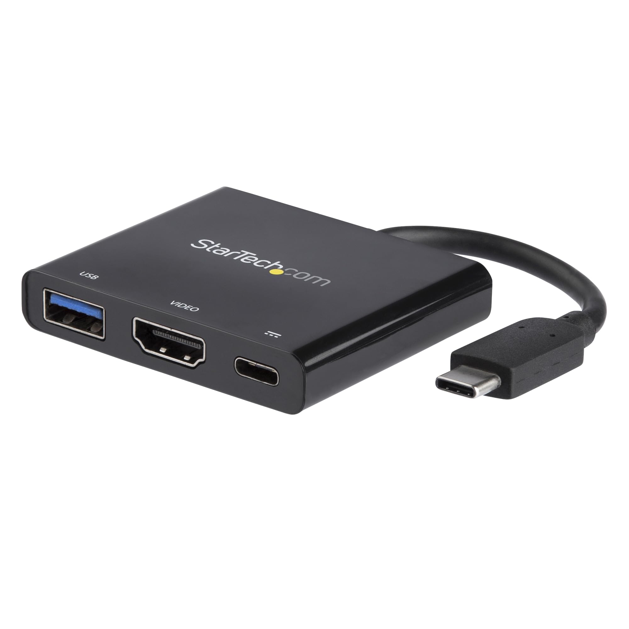 Startech.Com Usb C To Hdmi Adapter   4K 30Hz   Thunderbolt 3 Compatible   With Power Delivery (Usb Pd)   Usb C Adapter Converter